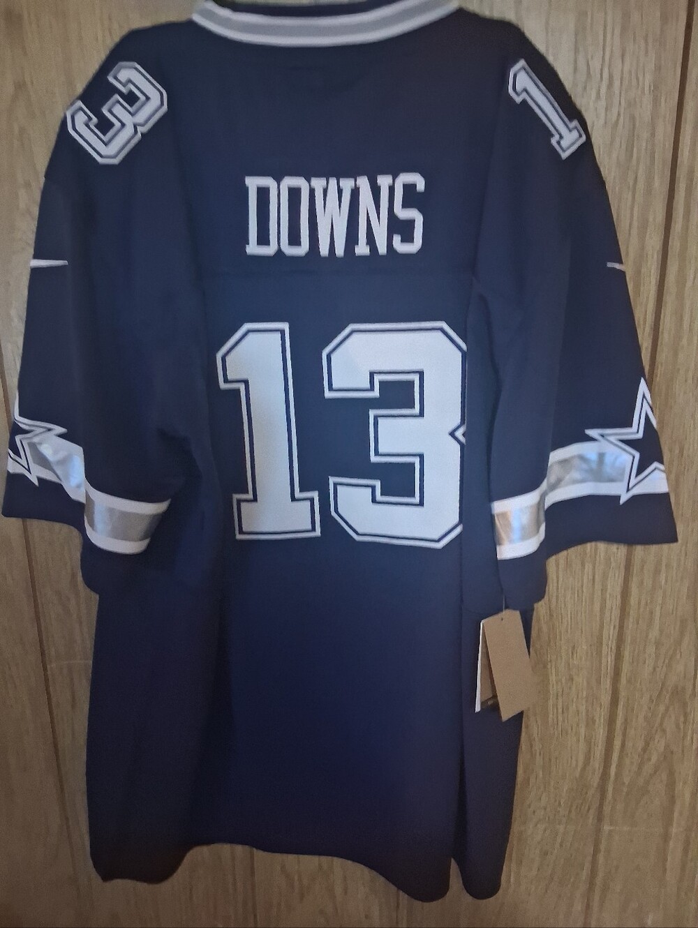 Mystery Sports Card With Caleb Downs Dalls Cowboys XXL Fuse Throwback Jersey